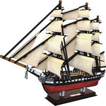 Puzzle 3D Cubic Fun - USS Constitution, 193 piese (Cubic-Fun-T4024h), Cubic Fun