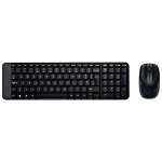 tastatura si mouse MK220 US Black, LOGITECH
