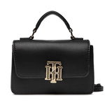 Tommy Hilfiger Geantă Th Outline Mini Crossover AW0AW12313 Negru, Tommy Hilfiger