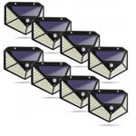 Set 8 x Lampa 100 LED cu panou solar, 