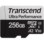 256GB microSD w/ adapter UHS-I U3 A2, Transcend