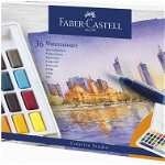 Acuarele, 36 culori, multicolora, creative studio Faber-Castell, Faber-Castell