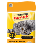 Benek Super Natural Nisip pentru litiera 25 L, galben, BENEK