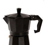 Perfect Home Espressor cafea pentru 3 persoane din inox 12 cm Negru