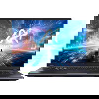 Gigabyte Laptop Gaming Gigabyte Aorus 16X 9KG, Intel Core i7-13650HX, 16 inch WQXGA, 16GB RAM, 1TB SSD, nVidia RTX 4060 8GB, Windows 11 Home, Negru (INT Keyboard), Gigabyte