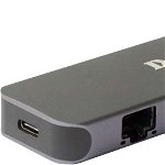 HUB USB D-Link D-Link DUB-2334 Adaptor USB-C la 1000 MBit cu USB-Hub retail, D-Link
