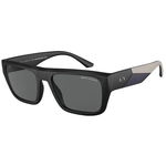 Armani Exchange ochelari de soare barbati, culoarea negru, Armani Exchange