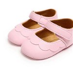 Pantofiori bebelus (culoare: roz, marime: 6-12 luni)