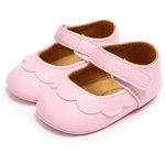 Pantofiori bebelus (culoare: roz, marime: 6-12 luni)