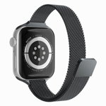 Curea Ceas Upzz Techsuit W034, Compatibila Cu Apple Watch 1 / 2 / 3 / 4 / 5 / 6 / 7 / SE - 42/45mm, Metalic, Negru, Upzz