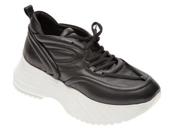 Pantofi sport FLAVIA PASSINI negri, 135P104, din piele naturala