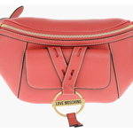 Moschino Love Faux Leather Shoulder Bum Bag Red, Moschino