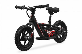 Bicicleta electrica fara pedale, Nitro Bike DIKY 180W 24V Lithium , Roti 12 inch, Rosu, Hollicy