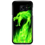 Bjornberry Cauza Samsung Galaxy S7 - Green Flames Dragon, 