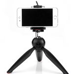 Mini trepied universal Vun-TFng 228 pentru camere foto si telefoane, Negru