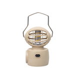 Felinar model robotel, 4 moduri de intensitate a luminii, USB, H14cm, putere 30W, crem / ZTS 8215 Engros, 