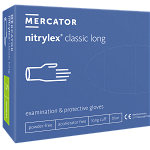 Manusi unica folosinta nitril 100/buc Mercador Medical Marime M, Mercator Medical