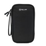 Geanta Tellur pentru organizare cabluri si accesorii 21x12.5x6cm, poliester, Negru