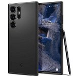 Husa slim Spigen Thin Fit compatibila cu Samsung Galaxy S23 Ultra Black
