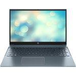 Laptop HP Pavilion 15-eh1012nq, AMD Ryzen 7 5700U pana la 4.3GHz, 15.6" Full HD, 16GB, SSD 512GB, AMD Radeon Graphics, Free Dos, albastru