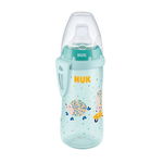 Cana Nuk Active 300 ml cu adaptor silicon de la 12 luni Verde