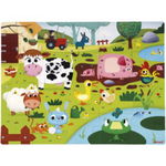 Janod Tactile Puzzle puzzle Farm Animals 2 y+ 20 buc, Janod