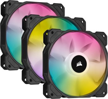 Ventilator iCUE SP120 RGB ELITE Performance 120mm Triple Fan Kit, Corsair