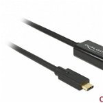 85290, Cablu tată USB Type-C > conector tată HDMI (Mod alternativ DP) 4K la 60 Hz, de 1 m, negru, DELOCK