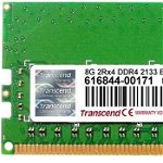 Pamięć serwerowa Transcend TRANSCEND 8GB DDR4 2133 ECC-DIMM 2Rx8 1Gx72 288P 512Mx8/CL15 - TS1GLH72V1H, Transcend