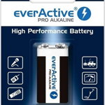 Baterie Everactive Alcalina 6LR61, 9V, Pro Alkaline, blister, EverActive