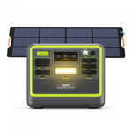 Pachet iHunt Statie electrica de incarcare portabila Energy BackUp PRO 2KW, LED, IP67 + Solar Panel Portable 200W