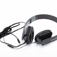 Casca cu microfon pe fir Spacer SPK-205 Stereo 3.5 mm Negru