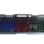 Tastatura Gaming, cu Fir, Conectare USB, Ergonomica, Sistem Antialunecare, Negru, AOAS