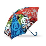 Umbrela copii semiautomata Avengers, diametru 65 cm, SunCity, Albastru