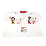 Set 2 tricouri & 1 body personalizat "Primul Craciun", baby Mickey - ACD1925