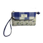 Penar borseta, model floral si carouri, material bumbac, ECADA