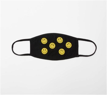 Chinatown Market Smiley Dots Face Mask Black