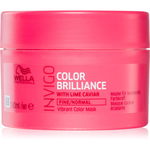 Masca de par  Invigo Color Brilliance Fine/Normal pentru par vopsit cu structura subtire/normala, Wella Professionals