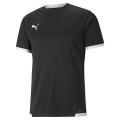 echipa LIGA Tricou Fotbal Masculin PUMA Black White,