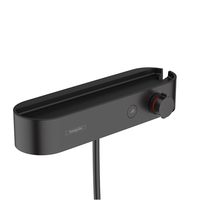 Baterie de dus termostatata Hansgrohe ShowerTablet Select negru mat, 