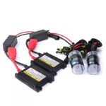 Set 2 becuri Xenon, H7 - 6000K, HID, Balast Slim Premium, Alb-Rece, 12V, 55W, Tenq.ro