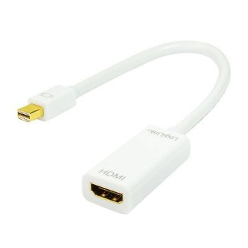 Adaptor Logilink CV0036A miniDisplayPort Male - HDMI Female v1.1a 0.1m alb