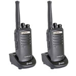 Statie radio PMR portabila Stabo Freetalk Com II, 16 canale, CTCSS, DCS, Squelch, set 2 buc, Stabo