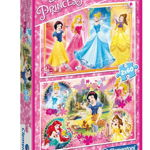 Puzzle Clementoni, Disney Princess, 2 in 1, 2x60 piese, Clementoni