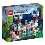 Set de construit LEGO® Minecraft, Castelul de gheata, 499 piese, LEGO