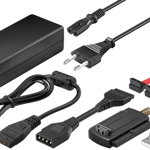Cablu adaptor hdd IDE hdd SATA si hdd SSD la USB Goobay, Goobay