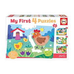 Puzzle 4 in 1 My farm mothers and Babies