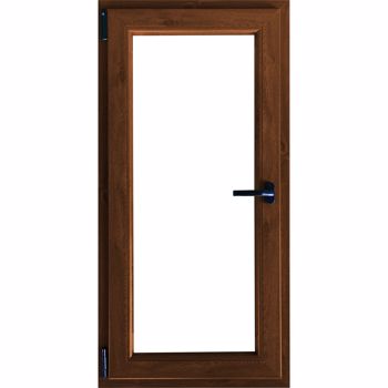 Fereastra PVC, 5 camere, stejar, 56 x 116 cm