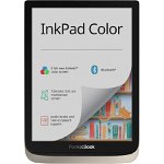 E-Book Reader PocketBook Inkpad Color, Ecran E Ink Kaleido 7.8", Procesor 1GHz, 16GB, 1GB RAM, Bluetooth (Argintiu)