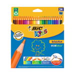 Creioane colorate BIC Evolution, 24 buc/set, BIC